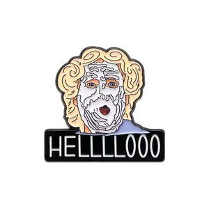Mrs. Doubtfire Enamel Brooch Novelty Pin